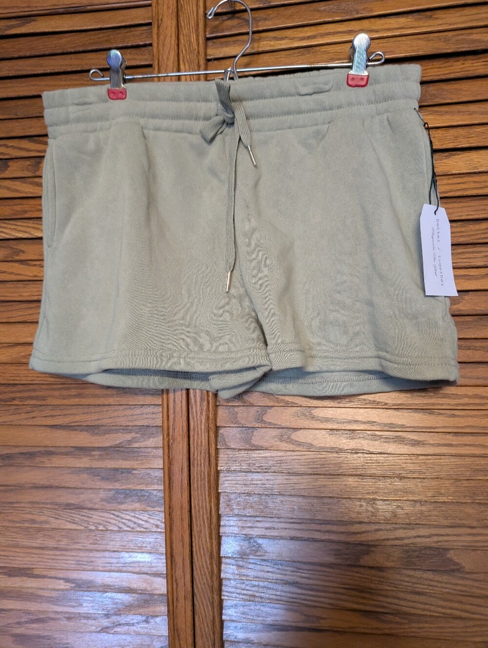 Better Together NWT Woman's Sage Green Athletic‎ Shorts Size XL